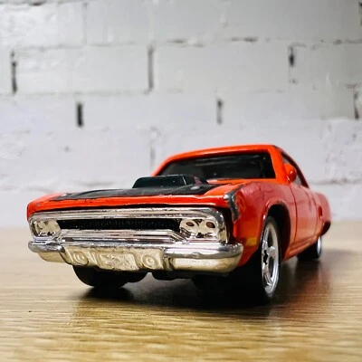 70 Plymouth Road Runner Orange Fast & Furious FF012 1:55 Diecast Car 2016 - Image 1 of 4
