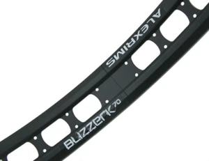 Cerchio AlexRims Blizzerk 70 - Fat Bike 26", 32h, Doppio Nero 70mm Tubeless Ready - Foto 1 di 2