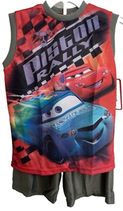 Disney Cars 2 PCS Short Set Boys Size 6 Printed Tank Top Dazzle Shorts Polyester - Picture 1 of 19