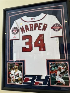 Bryce Harper Autographed PSA  Authentic Jersey - Picture 1 of 4