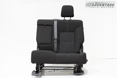 Chevrolet Blazer 2019-2021 lado trasero izquierdo segunda fila asiento cojín tela negro OEM Foto 1 de 4