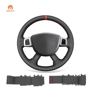 DIY PU Leather Steering Wheel Cover for Jeep Commander (XK) 2009 Cherokee IV(KK) - Foto 1 di 10