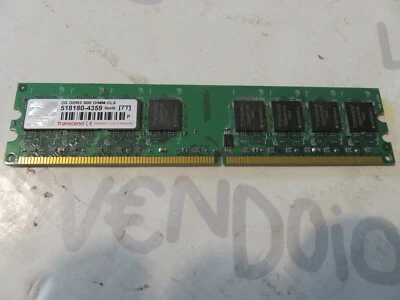 Trascend 2Gb 518180-4359 PC2 - DDR2 800 Dimm CL5 Speicher RAM - Bild 1 von 3