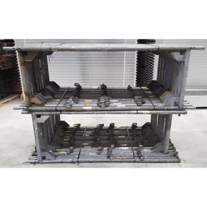 gebr. Stahlrahmen 2,00 x 0,73 Vertikalrahmen unten offen defekt Layher Assco - Afbeelding 1 van 3