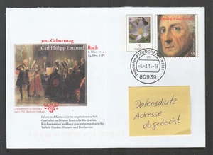 Federación hermoso asunto promovido Munich 2014 / 300 años C. P. Emanuel Bach - Imagen 1 de 1