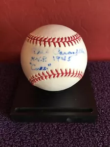 PHIL CAVARETTA Autograph Baseball ~ MLB Ball ~ CHICAGO CUBS AUTO** - Picture 1 of 2