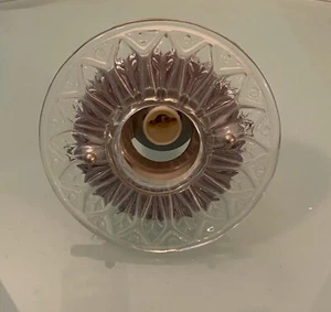 ITALAMP FARETTO ART. 3002 DA INCASSO MONT. CROMO VETRO DI MURANO TRASPARENTE E14 - Foto 1 di 2