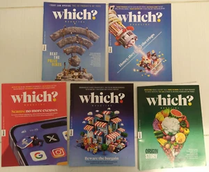 5x Which? Consumer Magazine Bundle 2024 Jan-May Job Lot - Picture 1 of 2