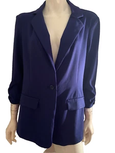 NEU Soho Apparel Damen Ganzjahres Strick Blazer Jacke Farbe Dunkelblau Gr. L - Bild 1 von 6