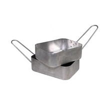 Original British Army Mess Tins Kit Stainless Steel Cooker Military Camping