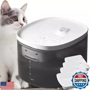 Cat Water Fountain 105oz/3L Pet Water Fountain - Quiet Dog Water Fountain wit - Picture 1 of 5