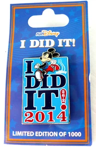 WALT DISNEY LIMITED EDITION OF 1000 { I DID IT 2014 } MICKEY MOUSE MARATHON RUN - Bild 1 von 3