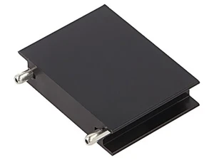 KL-210/25,4/SW/OL Radiator: geprägt flach SOT93,TO218,TO220,TO247,TOP3 schwarz S - Picture 1 of 1