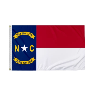 Promo Patriot's North Carolina State Flag Single Ply Reverse Print on 200D Nylon - Image 1 of 4