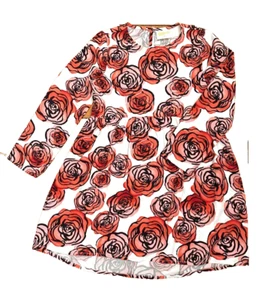 CRAZY 8 Girls 5T Pink Red Rose Floral Dress - Picture 1 of 6