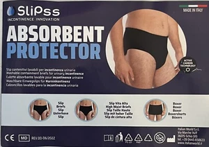 SliPss Inkontinenzslip Gr L Schwarz Leichte Absorptionskapazität bis zu 200 ml - Bild 1 von 7