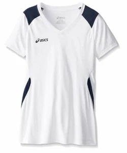 ASICS Unisex-Child Jr. Set Jersey, White/Navy, X-Large - Picture 1 of 1