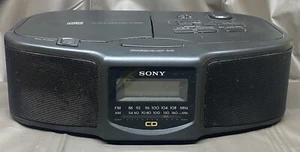 SONY ICF-CD800 Compact Disc CD Player AM FM Clock Radio Dual Alarms - Picture 1 of 12