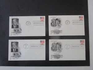 SET OF 4 Jimmy Rosalynn Jimmy ArtCraft Cachet 1977 President INAUGURATION Cover - Picture 1 of 10