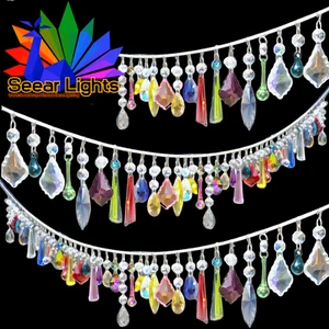 Wedding Sun Catchers Crystals Chandelier Christmas Tree Decoration Beads Retro - Picture 1 of 212