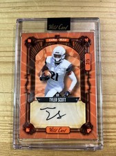 2023 wild card 5 card draw football AUTO TYLER SCOTT 2/5 RC        DA BEARS