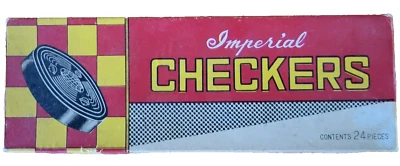Imperial checkers VTG red yellow box 24 Count - Image 1 of 2