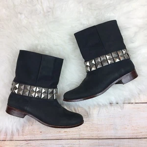 Botín Robin con tachuelas Candela NYC $275 cuero negro Anthropologie para mujer 5 - Imagen 1 de 9
