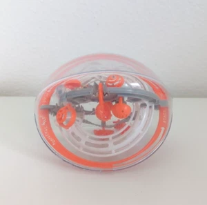 Perplexus Warp 3D Puzzle Maze Roller Ball Brain Teaser Challenge Game Orange - Picture 1 of 6