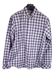 Carhartt Herrenhemd Hemd Gr. M grau kariert regula fit Baumwolle Langarm HH3-201 - Bild 1 von 13