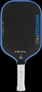 Pikkl Vantage Pro Raw Carbon Surface Pickleball Paddel 14mm USAPA Certified Blue - Bild 1 von 7