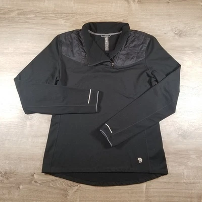 Mountain Hardwear 32 Insulated Fleece 1/2 Zip Pullover Black Womens Medium - Image 1 of 4