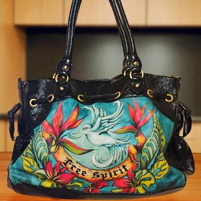 Винтажная сумка-тоут Isabella Fiore Free Spirit размер XL - Изображение 1 из 4