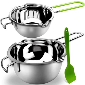 Double Boiler Pot Set for Melting Chocolate Butter Cheese Caramel and Candy - Picture 1 of 7