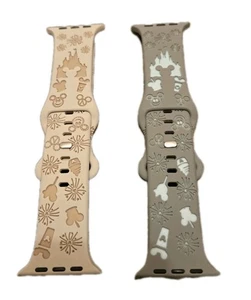 Disney Mickey Mouse Silicone Watch Band for Apple Watch 42/44/46/49 Cartoon (2) - Picture 1 of 8
