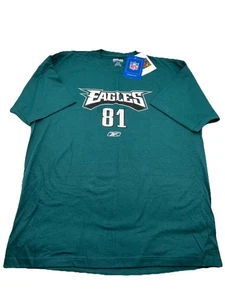 NWT Vintage Reebok NFL Philadelphia Eagles Terrell Owens #81 T-Shirt XL Green - Picture 1 of 6