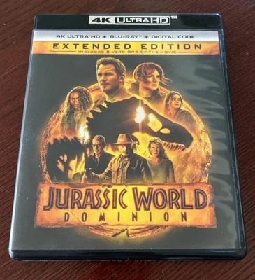 Jurassic World: Dominion (4K Ultra HD + Blu-ray) Extended & Theatrical Cuts Foto 1 de 4
