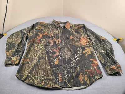 Camisa masculina camuflagem carvalho musgoso XXL verde marrom BREAK UP camuflagem caça ao ar livre - Imagem 1 de 4