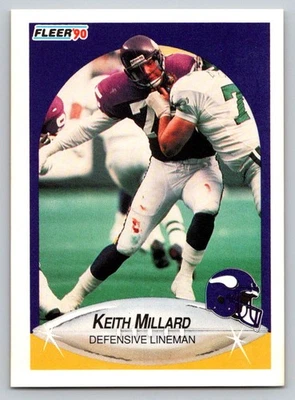 1990 Fleer #105 Keith Millard - Image 1 of 2
