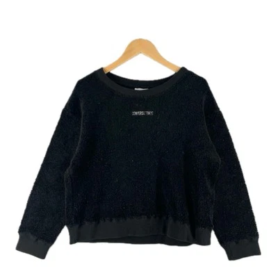 CONVERSE Sudadera Negro Acrílico Mujer Foto 1 de 4