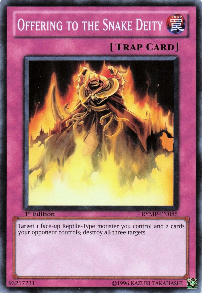 Offering to the Snake Deity LCGX-EN221 1st Edition - NM - Image 1 of 2
