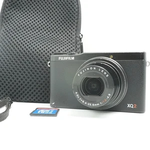 Fujifilm XQ2 12MP Digital Camera Black Wi-Fi w/ Case & 16GB SD Card from Japan - Picture 1 of 19