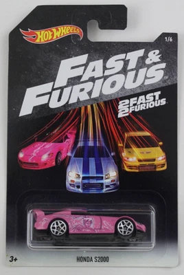 2018 Hot Wheels Fast & Furious Honda S2000 Pink Suki Walmart Exclusive (42) - Image 1 of 3