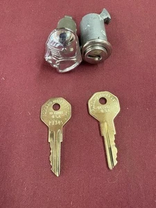 1955 Packard Trunk & Glove Box Lock Assembly With Packard Keys NOS - Picture 1 of 3