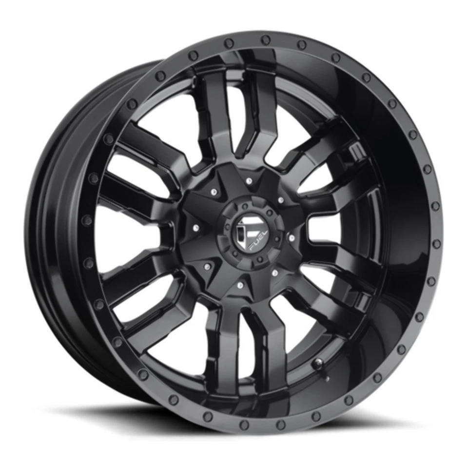Trineo 18" Combustible D596 18x8 5x110 5x5 Negro Mate Brillo Negro Labio Rueda 35mm Foto 1 de 4
