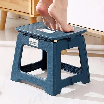 Lightweight Folding Step Stool Multi Purpose Handheld Thickened Footstool - Image 1 of 4
