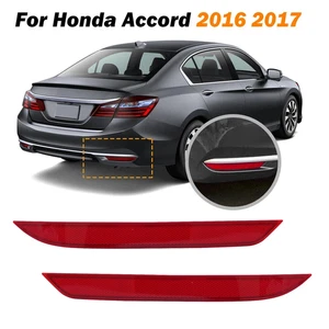Juego de luces de freno reflectoras de parachoques trasero para Honda Accord 2016 2017 izquierda y derecha - Imagen 1 de 10