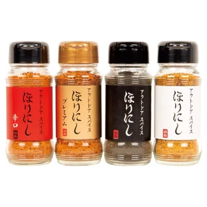 HORINISHI Hot 4 Flaschen Set Japanisch Super Berühmt BBQ Gewürz Outdoor Gewürz - Bild 1 von 18