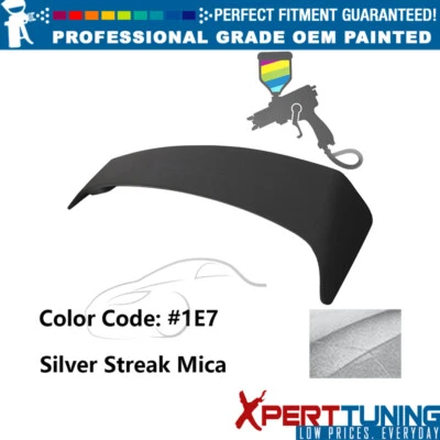 For 09-13 Toyota Corolla OE Style Painted #1E7 Silver Trunk Spoiler W/ LED Brake Foto 1 de 4
