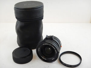Leica Elmarit-M 21mm f2.8 ASPH Black + Soft Case + E55 FILTER Leica Nr.3848541