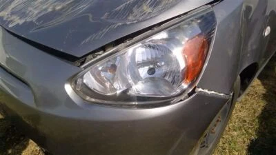 2015 15 Mitsubishi Mirage Left Front Driver head light lamp 71470 - Image 1 of 4